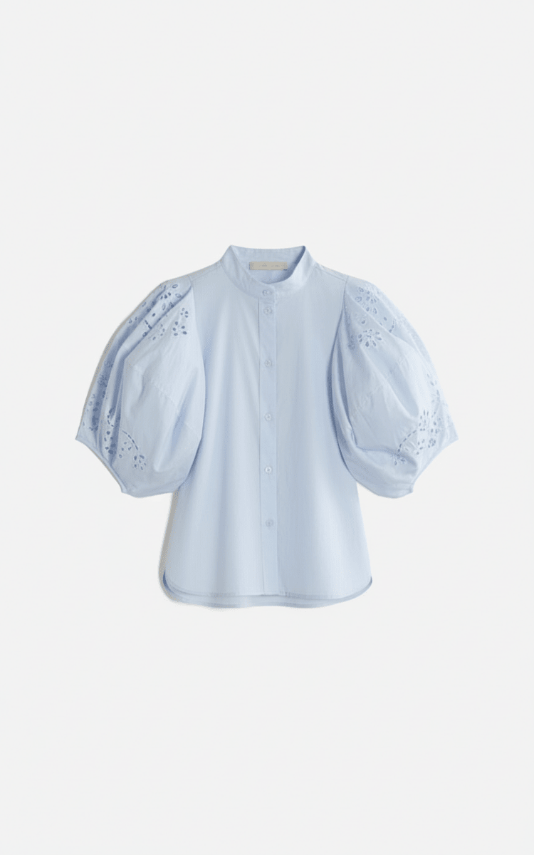 Felicie Blouse in Azur from VANESSA BRUNO at Edito boutique