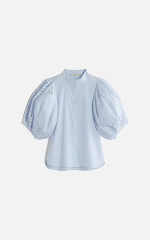 Felicie Blouse in Azur from VANESSA BRUNO at Edito boutique