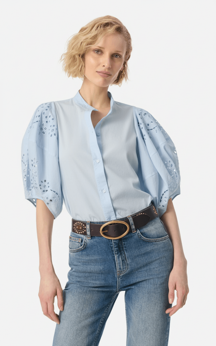 Felicie Blouse in Azur from VANESSA BRUNO at Edito boutique