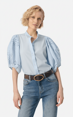 Felicie Blouse in Azur from VANESSA BRUNO at Edito boutique