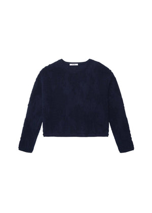 Fell Cashmere Sweater in Dark Navy from JAC + JACK at Edito boutique