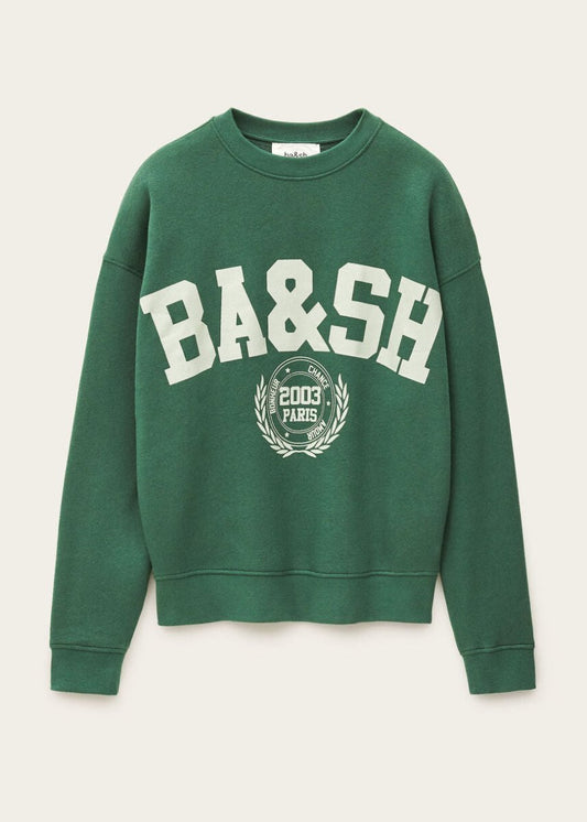 Fenja Sweatshirt in Emerald from BA&SH at Edito boutique