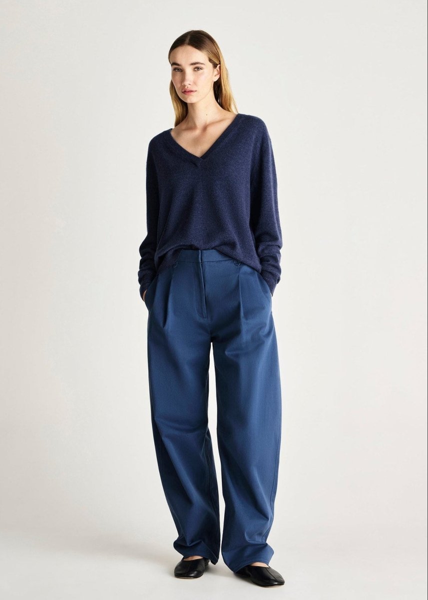Fenn Cashmere Sweater in Japan Marle from JAC + JACK at Edito boutique