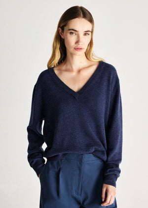 Fenn Cashmere Sweater in Japan Marle from JAC + JACK at Edito boutique