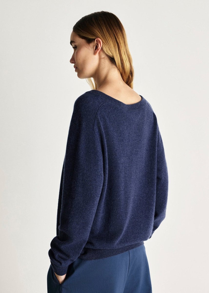Fenn Cashmere Sweater in Japan Marle from JAC + JACK at Edito boutique