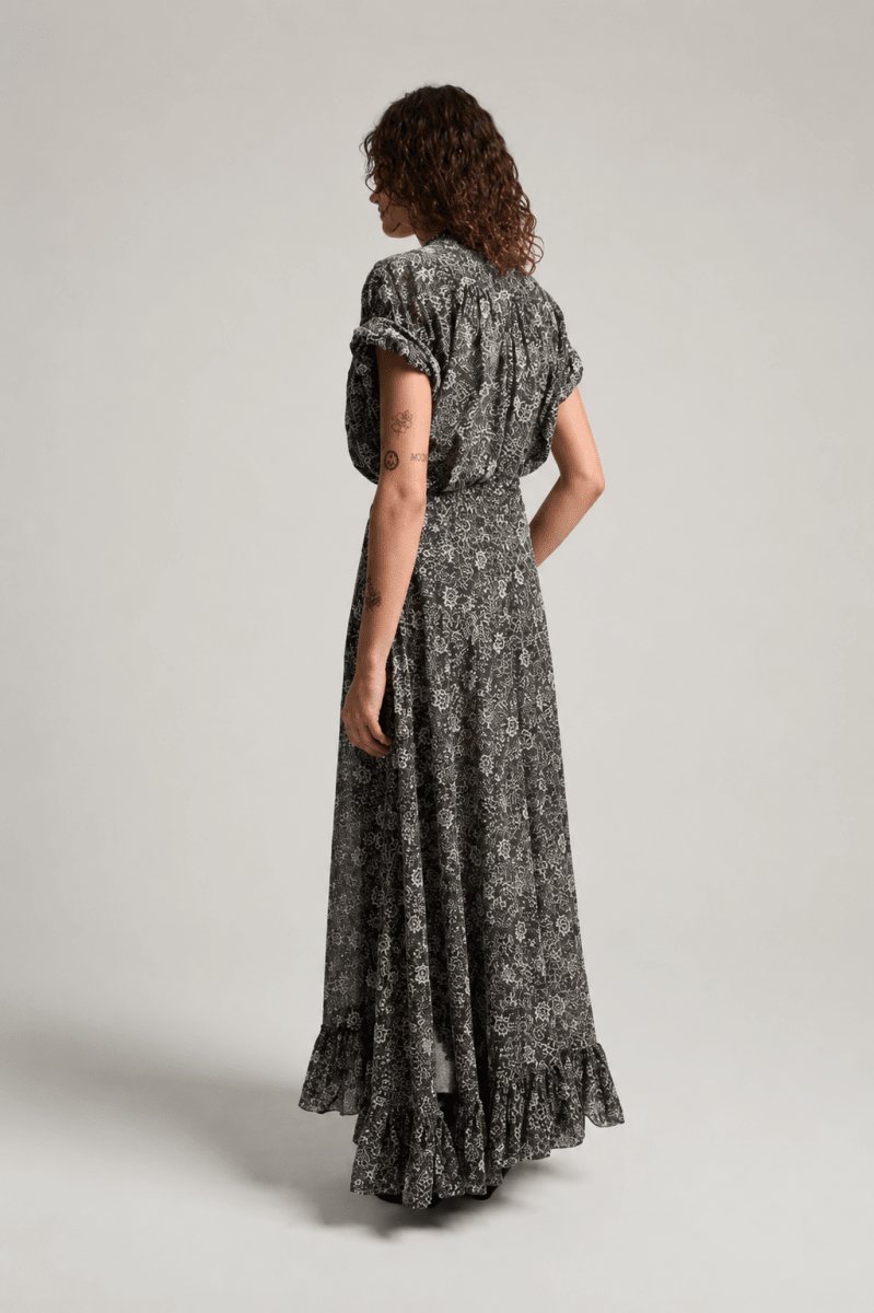 Ferma Skirt in Black/Ecru from LAURENCE BRAS at Edito Boutique