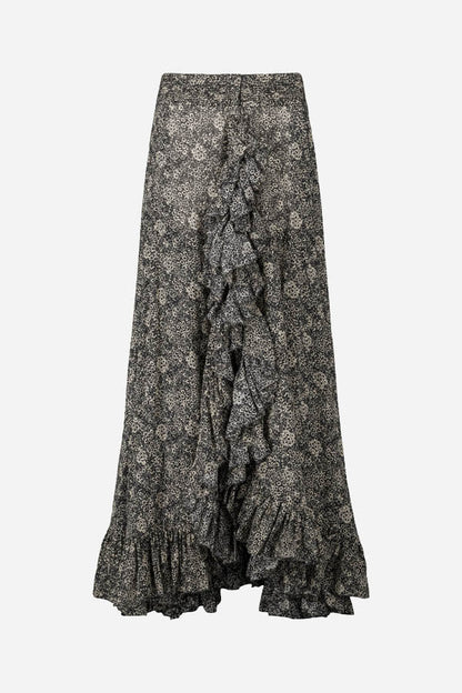 Ferma Skirt in Black/Ecru from LAURENCE BRAS at Edito Boutique