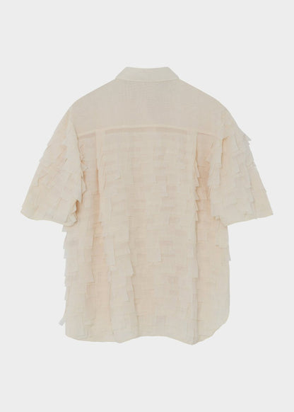 Figo Fringe Shirt in Jet Stream from DAY BIRGER ET MIKKELSEN at Edito boutique