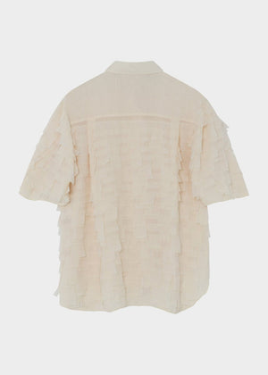 Figo Fringe Shirt in Jet Stream from DAY BIRGER ET MIKKELSEN at Edito boutique