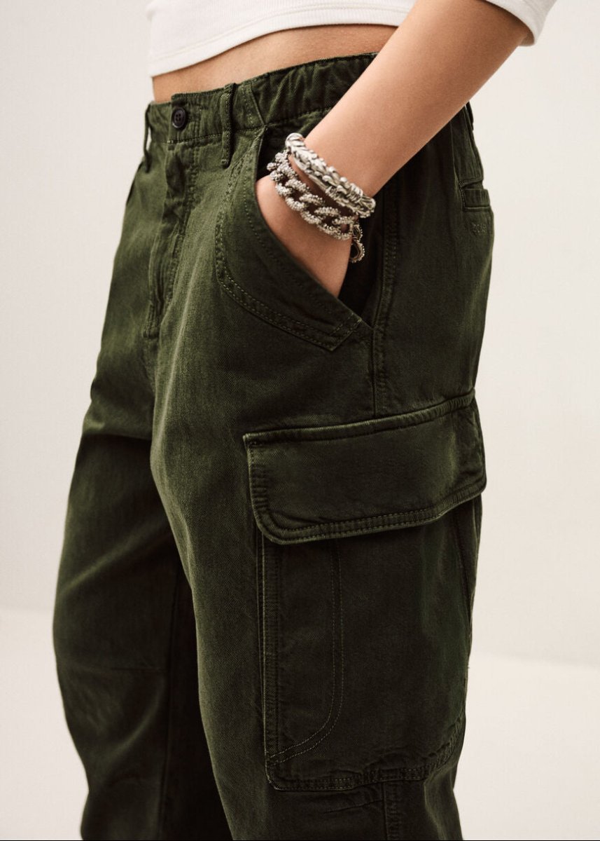 Fino Cargo Pants in Khaki from BA&SH at Edito boutique