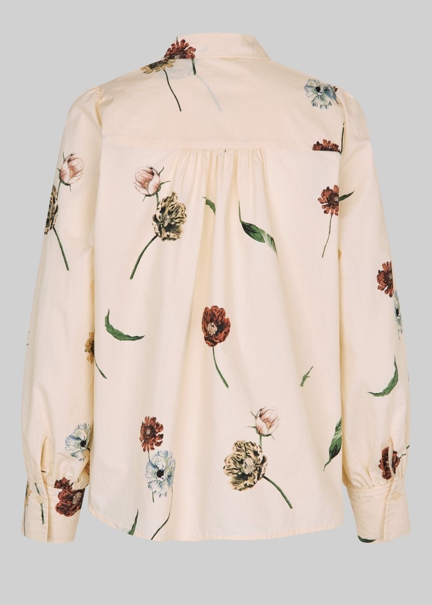 Floco Floral Shirt in Sand from SECOND FEMALE at Edito Boutique