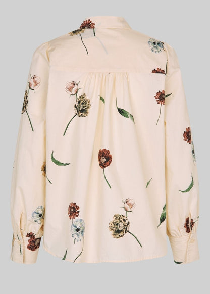 Floco Floral Shirt in Sand from SECOND FEMALE at Edito Boutique