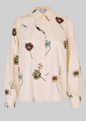 Floco Floral Shirt in Sand from SECOND FEMALE at Edito Boutique