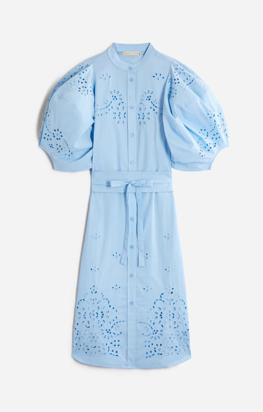 Flora Dress in Azur from VANESSA BRUNO at Edito boutique