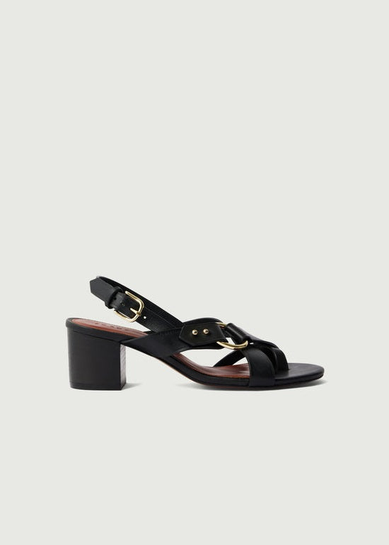 Florentine Sandals in Black from Soeur
