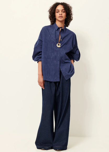 Fontania shirt in Blazer Blue from SESSUN at Edito boutique