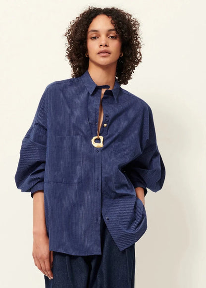 Fontania shirt in Blazer Blue from SESSUN at Edito boutique