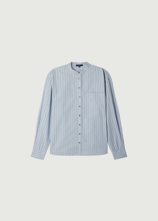 Formentera Shirt in Sky/Black from SOEUR at Edito boutique