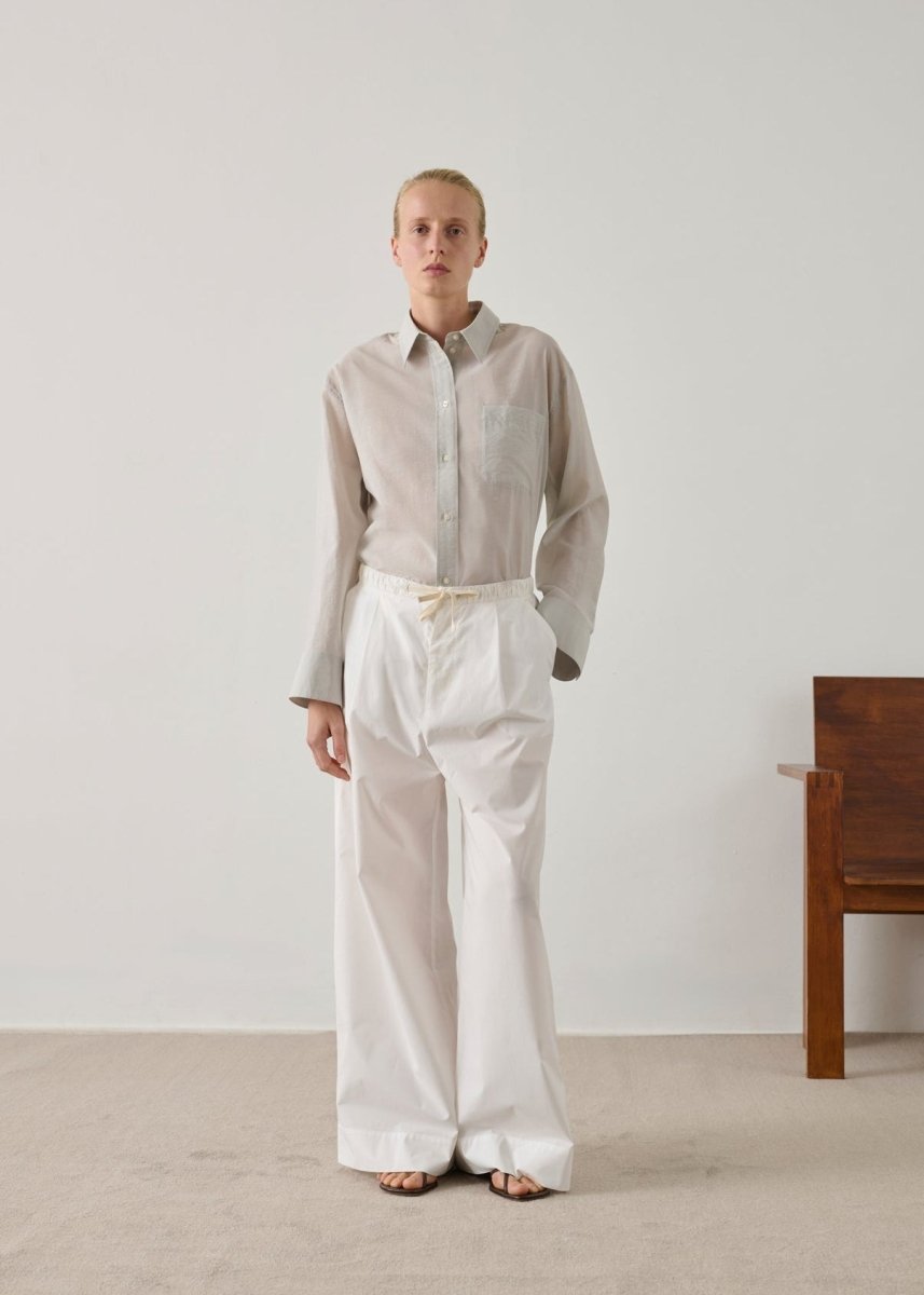 Francesca Shirt in Light Grey from SOEUR at Edito boutique
