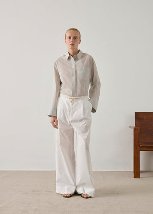Francesca Shirt in Light Grey from SOEUR at Edito boutique