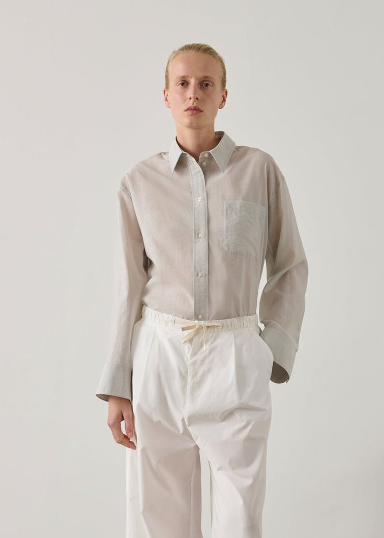 Francesca Shirt in Light Grey from SOEUR at Edito boutique