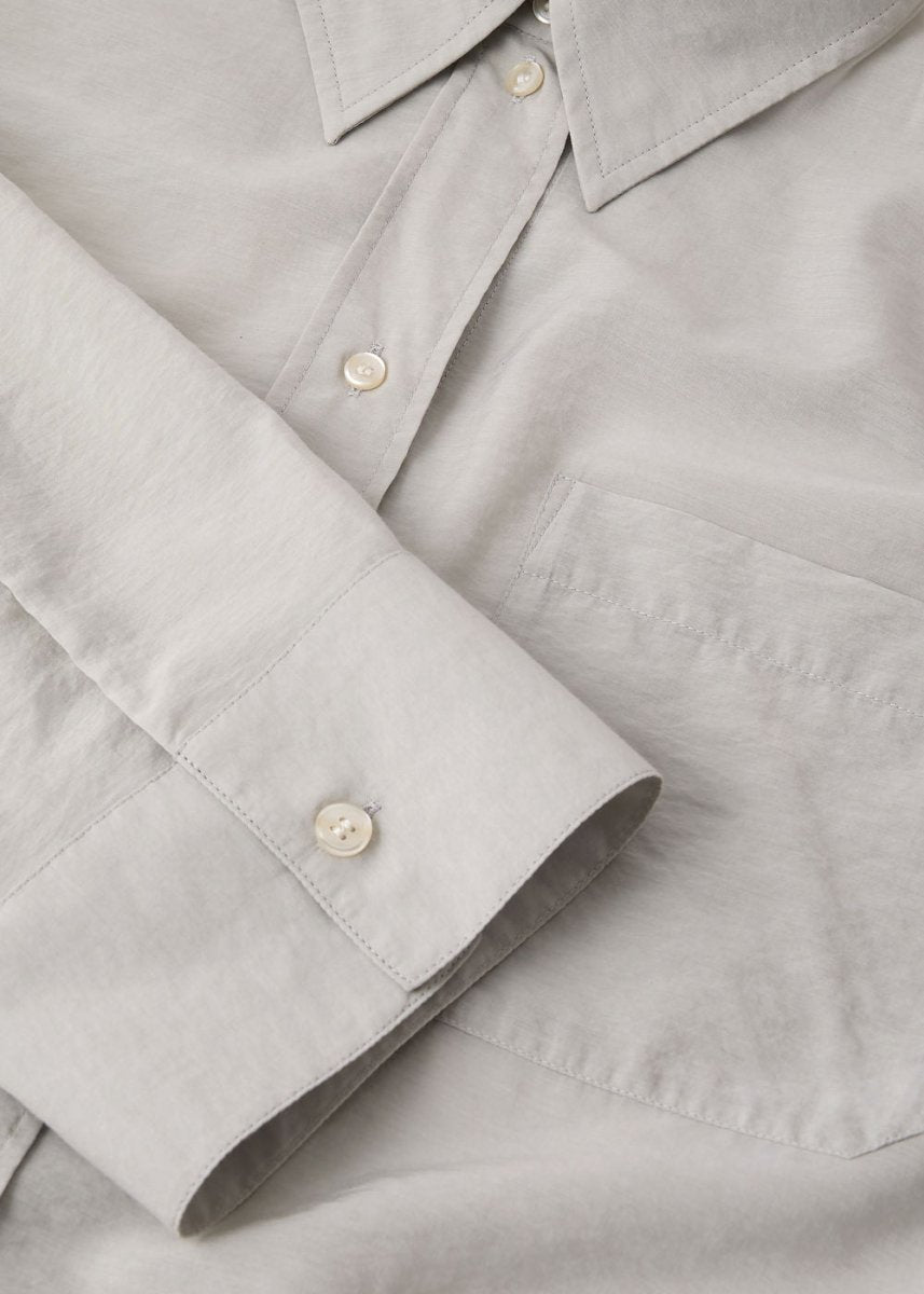 Francesca Shirt in Light Grey from SOEUR at Edito boutique