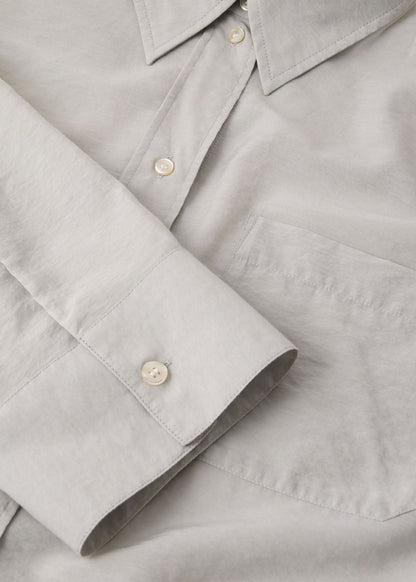 Francesca Shirt in Light Grey from SOEUR at Edito boutique