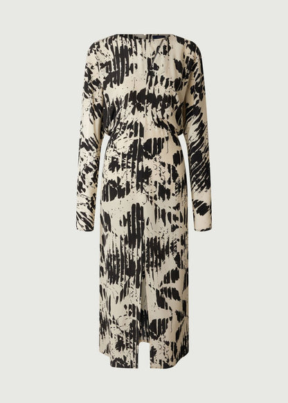 Francine Dress in Pale Yellow/Black from SOEUR at Edito boutique