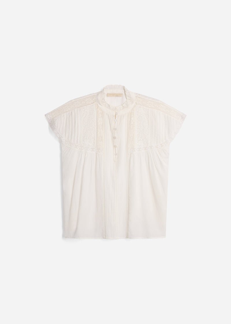 Ganu Blouse in White from VANESSA BRUNO at Edito boutique