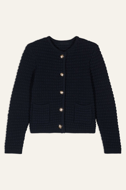 Gaspard Cardigan in Blue from Ba&sh