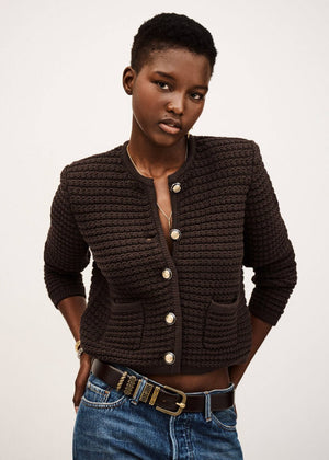 Gaspard Cardigan in Brown from BA&SH at Edito Boutique