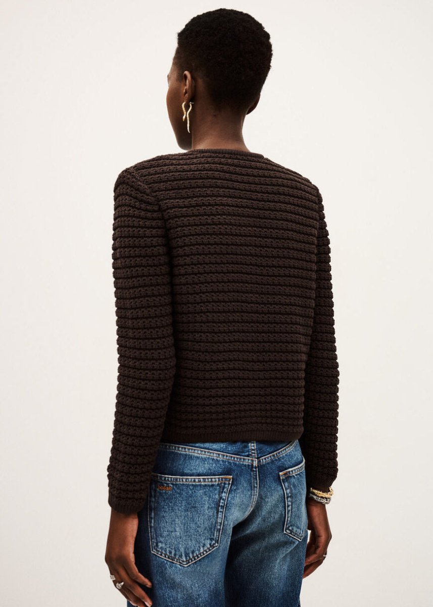Gaspard Cardigan in Brown from BA&SH at Edito Boutique
