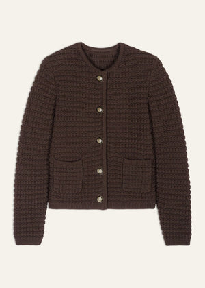 Gaspard Cardigan in Brown from BA&SH at Edito Boutique