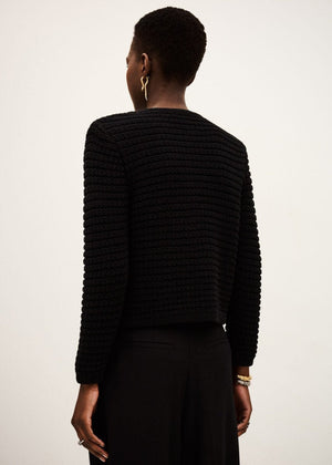 Gaspard Knit Vest in Black from BA&SH at Edito boutique