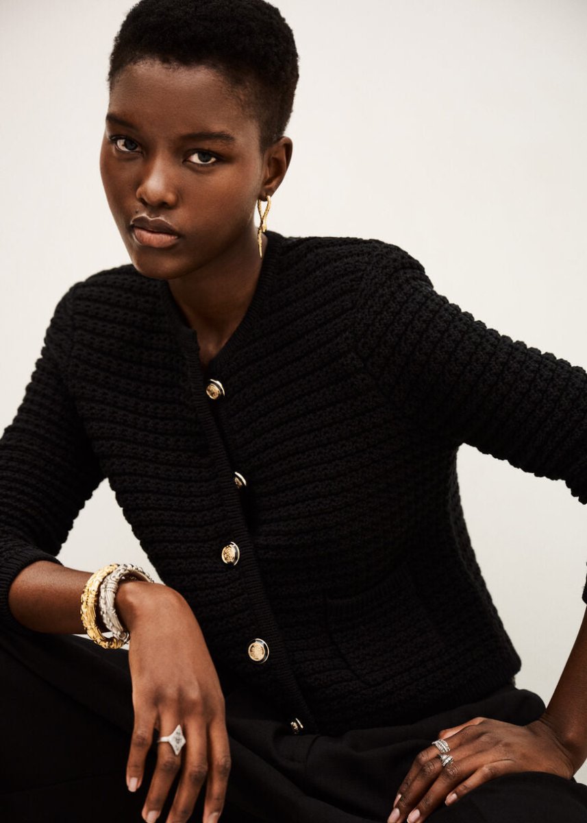 Gaspard Knit Vest in Black from BA&SH at Edito boutique