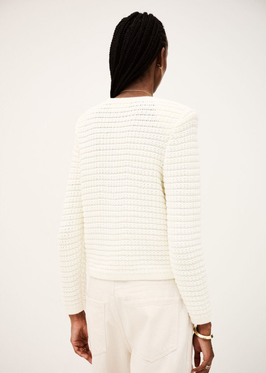 Gaspard Knit Vest in Ecru from BA&SH at Edito boutique