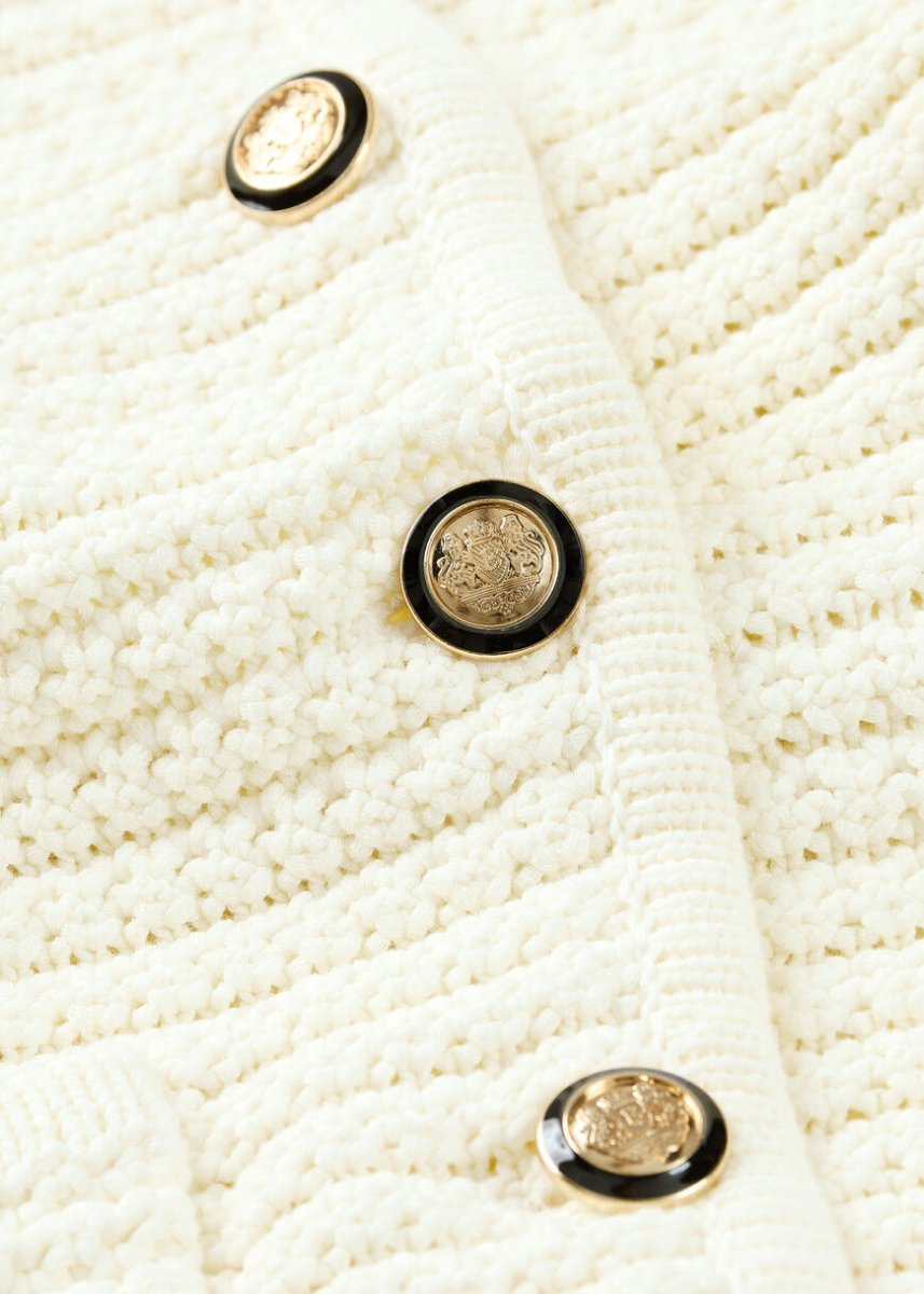 Gaspard Knit Vest in Ecru from BA&SH at Edito boutique