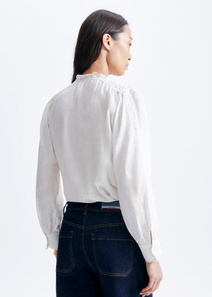 Gedi Blouse in White from VANESSA BRUNO at Edito Boutique