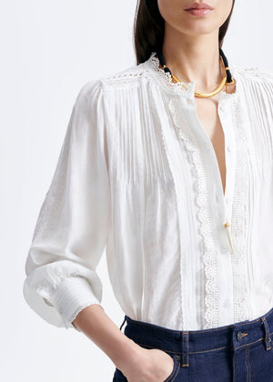 Gedi Blouse in White from VANESSA BRUNO at Edito Boutique