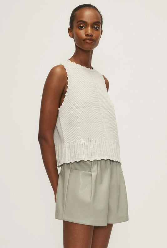 Genesis Top in Cream from MELISSA NEPTON at Edito boutique