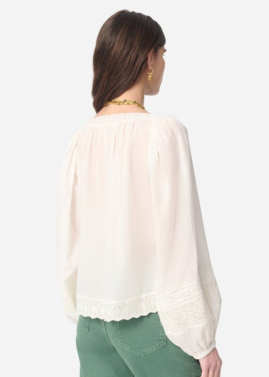 Giovanna Blouse in White from VANESSA BRUNO at Edito boutique
