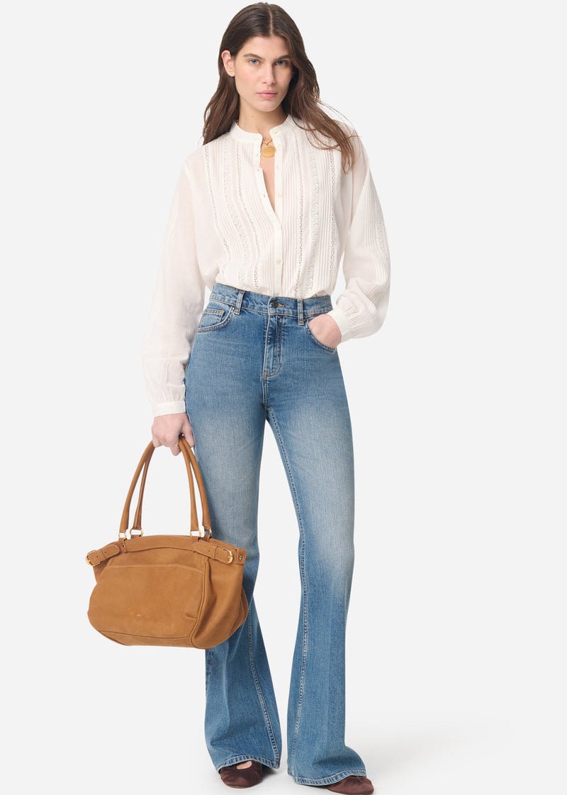 Gipsy Shirt in White from VANESSA BRUNO at Edito boutique