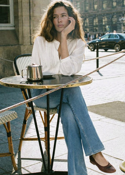 Gipsy Shirt in White from VANESSA BRUNO at Edito boutique