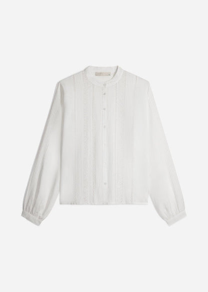 Gipsy Shirt in White from VANESSA BRUNO at Edito boutique