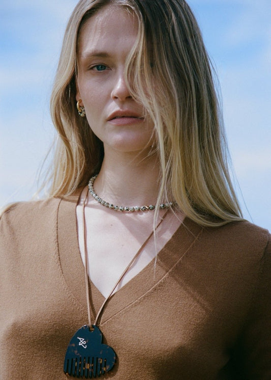 Glazed Donut Hoops in Damaltian from ANNI LU at Edito Boutique