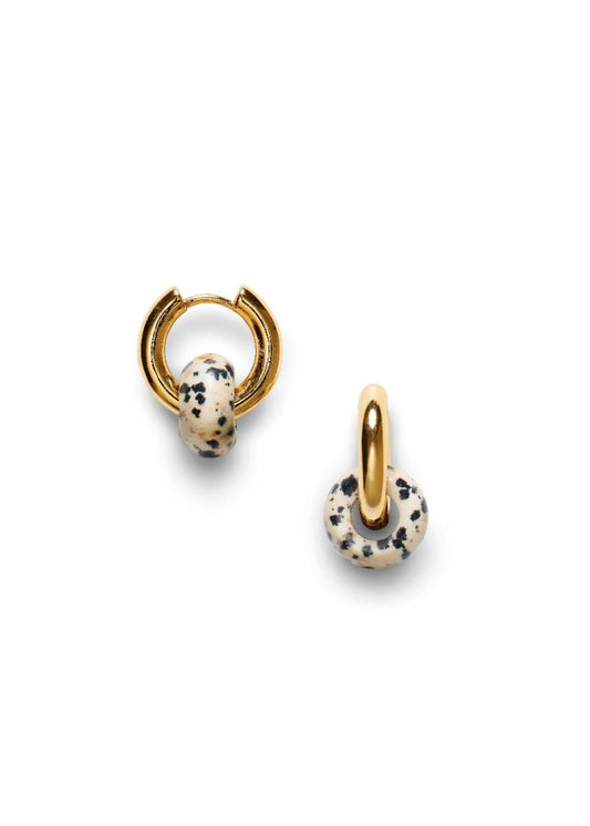 Glazed Donut Hoops in Damaltian from ANNI LU at Edito Boutique