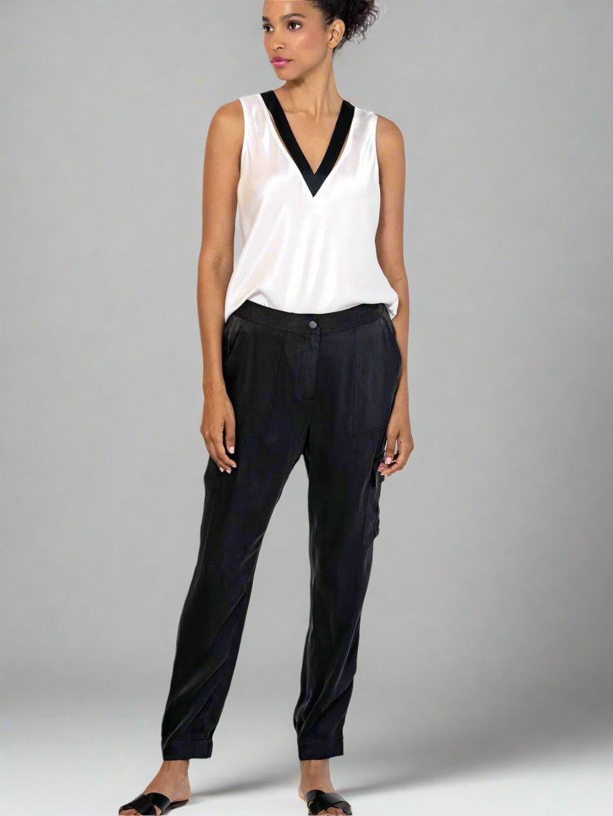 Go Luxe Cargo Hold Pant from GO SILK at Edito boutique