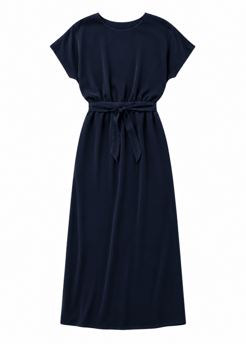 Go Slouch Dress in Midnight from GO SILK at Edito Boutique