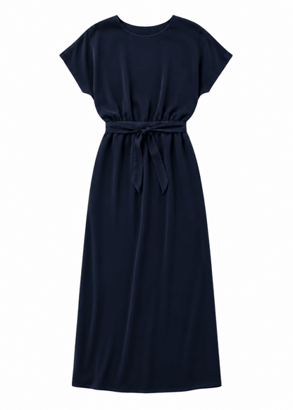 Go Slouch Dress in Midnight from GO SILK at Edito Boutique