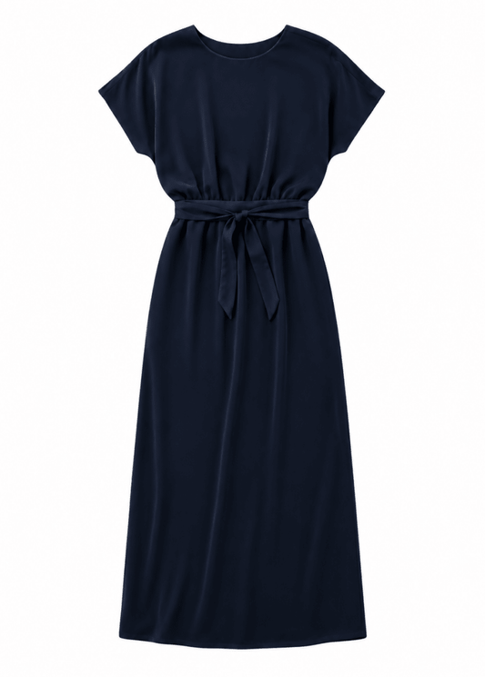 Go Slouch Dress in Midnight from GO SILK at Edito Boutique
